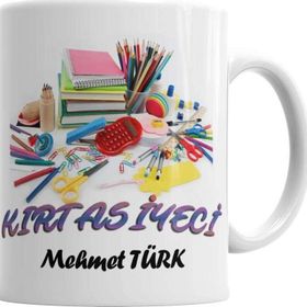 Baskı Dükkanı Kişiye Özel Kemancı Kupa Bardak Porselen