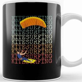 Baskı Dükkanı Kitesurfing Retro Kitesurfing Kupa