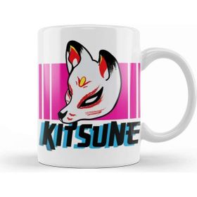 Baskı Dükkanı Kitsune Anime Illustration Kupa
