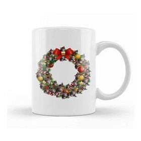 Baskı Dükkanı Kittens Multiface Christmas Wreath Kupa