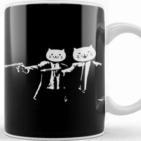 Baskı Dükkanı Kitty Pulp Fiction Kupa