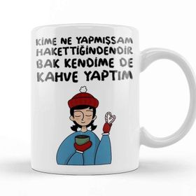 Baskı Dükkanı Kız Kardeş Yazılı Kupa