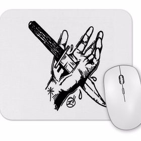 Baskı Dükkanı Knife in the Hand Mouse Pad