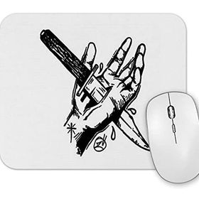 Baskı Dükkanı Knife in the Hand Mouse Pad