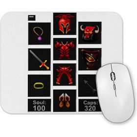 Baskı Dükkanı Knight Set Tibia Knight Set Mouse Pad