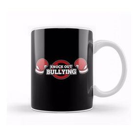 Baskı Dükkanı Knock Out Bullying Boxing Gloves Anti Bullying Kupa