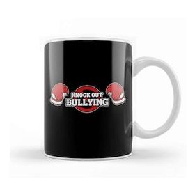 Baskı Dükkanı Knock Out Bullying Boxing Gloves Anti Bullying Kupa