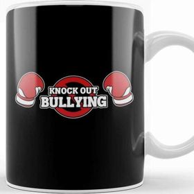 Baskı Dükkanı Knock Out Bullying Boxing Gloves Anti Bullying Kupa