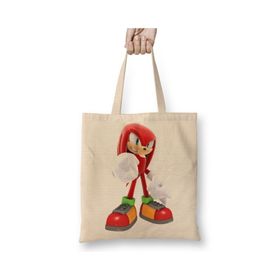 Baskı Dükkanı Knuckles the Echidna Sonic Bez Çanta