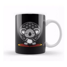 Baskı Dükkanı Koala Bear Meditation Koala Yoga Kupa