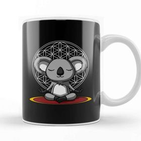 Baskı Dükkanı Koala Bear Meditation Koala Yoga Kupa