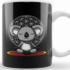 Baskı Dükkanı Koala Bear Meditation Koala Yoga Kupa