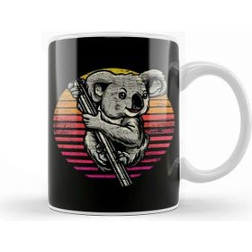 Baskı Dükkanı Koala Bear Retro Cute Koala Kupa