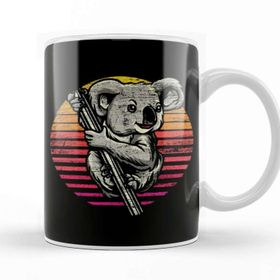 Baskı Dükkanı Koala Bear Retro Cute Koala Kupa