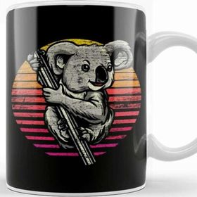 Baskı Dükkanı Koala Bear Retro Cute Koala Kupa