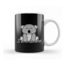 Baskı Dükkanı Koala I Love Koalas Kupa