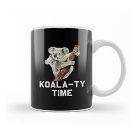 Baskı Dükkanı Koala Ty Time Cute and Funny Koala Pun Kupa