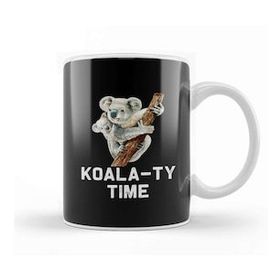 Baskı Dükkanı Koala Ty Time Cute and Funny Koala Pun Kupa