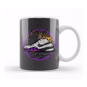 Baskı Dükkanı Kobe 1 Protro Final Seconds Sneaker Fans Art Kupa
