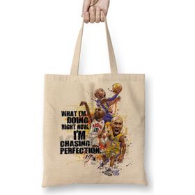 Baskı Dükkanı Kobe Bryant Honors Perfection 01 Bez Çanta