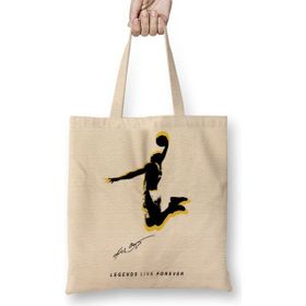 Baskı Dükkanı Kobe Bryant Legend Live Forever 01 Bez Çanta