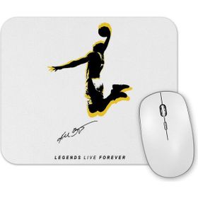 Baskı Dükkanı Kobe Bryant Legend Live Forever Mouse Pad