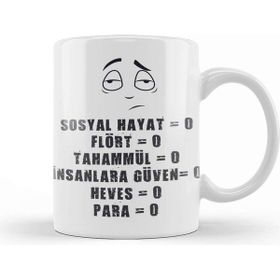 Baskı Dükkanı Komik Söz Sosyal Hayat Kupa