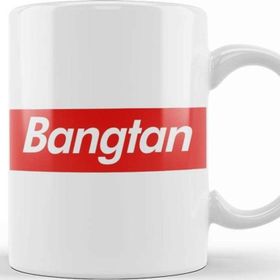 Baskı Dükkanı Kpop Bangtang Box Logo Kupa