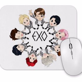 Baskı Dükkanı Kpop Exo Mouse Pad