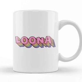 Baskı Dükkanı Kpop Girlgroup Loona Orbit Fandom Logo 01 Kupa