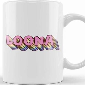 Baskı Dükkanı Kpop Girlgroup Loona Orbit Fandom Logo 01 Kupa