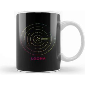 Baskı Dükkanı Kpop Girlgroup Loona Orbit Fandom Logo Kupa