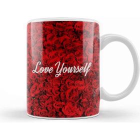 Baskı Dükkanı Kpop Love Yourself Roses Kupa