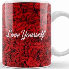 Baskı Dükkanı Kpop Love Yourself Roses Kupa