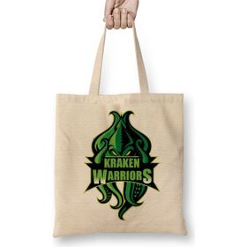 Baskı Dükkanı Kraken Warriors 01 Bez Çanta
