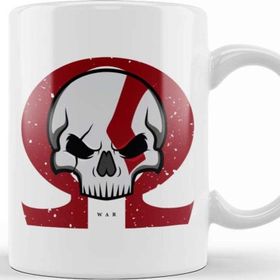Baskı Dükkanı Kratos Skull Kupa