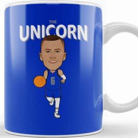 Baskı Dükkanı Kristaps Porzingis the Unicorn Kupa