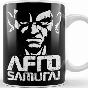 Baskı Dükkanı Kuma Samurai Afro Kupa