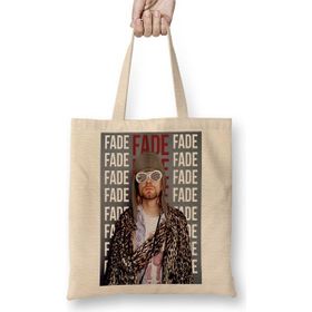Baskı Dükkanı Kurt Cobain Fade 99 Bez Çanta