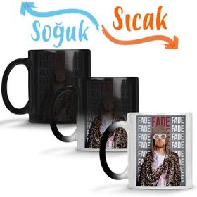 Baskı Dükkanı Kurt Cobain Fade 99 Sihirli Porselen Kupa