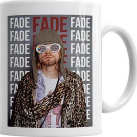 Baskı Dükkanı Kurt Cobain Fade 99 Sihirli Porselen Kupa
