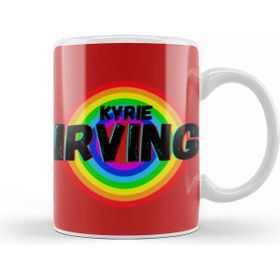 Baskı Dükkanı Kyrie Irving Basketball Gifts Vintage Retro Rainbow Quotes For Boys And Dad Kupa