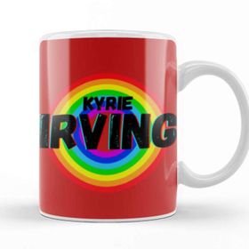 Baskı Dükkanı Kyrie Irving Basketball Gifts Vintage Retro Rainbow Quotes For Boys And Dad Kupa