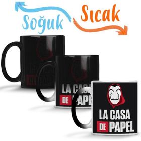 Baskı Dükkanı La Casa De Papel 06 Sihirli Porselen Kupa