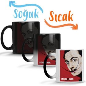Baskı Dükkanı La Casa De Papel 08 Sihirli Porselen Kupa