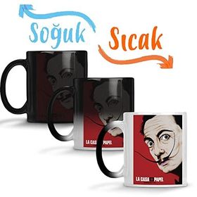 Baskı Dükkanı La Casa De Papel 08 Sihirli Porselen Kupa