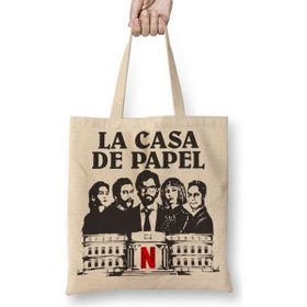 Baskı Dükkanı La Casa De Papel 16 Bez Çanta