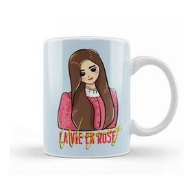 Baskı Dükkanı La Vie En Rose Jang Wonyoung 01 Kupa