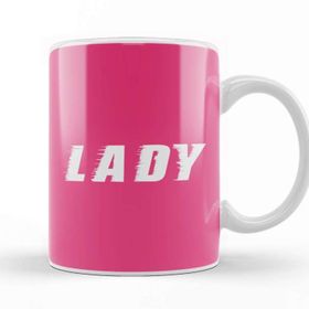 Baskı Dükkanı Lady Slogan Kupa