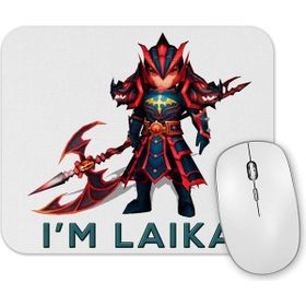Baskı Dükkanı Laika Fire Dragon Knight Summoners Mouse Pad